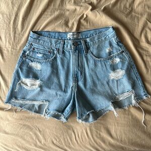 Denim shorts